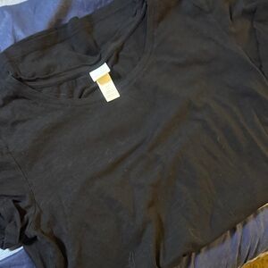 H&M Black Sleepwear Top